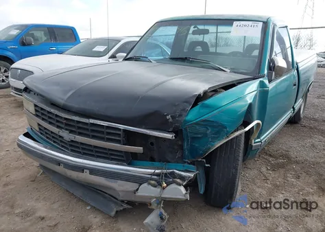 1993 Chevrolet Gmt-400 C1500 z USA, uszkodzony, nr VIN 1GCDC14H6PZ125993